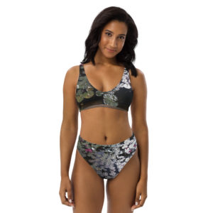 Recycled high-waisted bikini "Angkor"