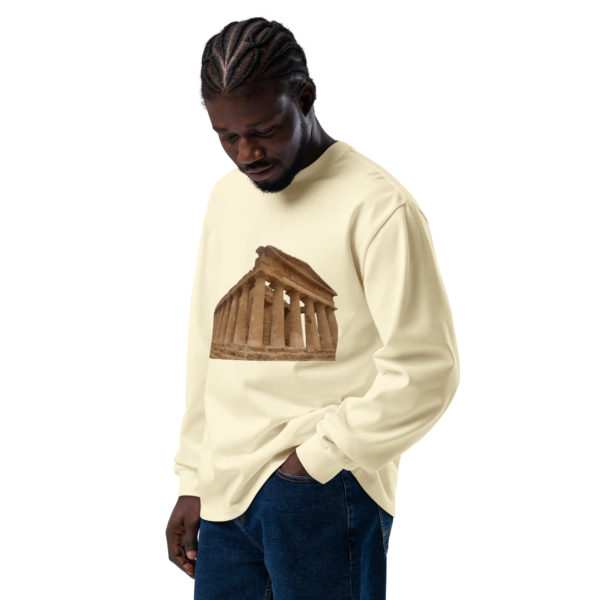 Premium heavyweight long sleeve shirt "Valley of the Temples" - Image 8
