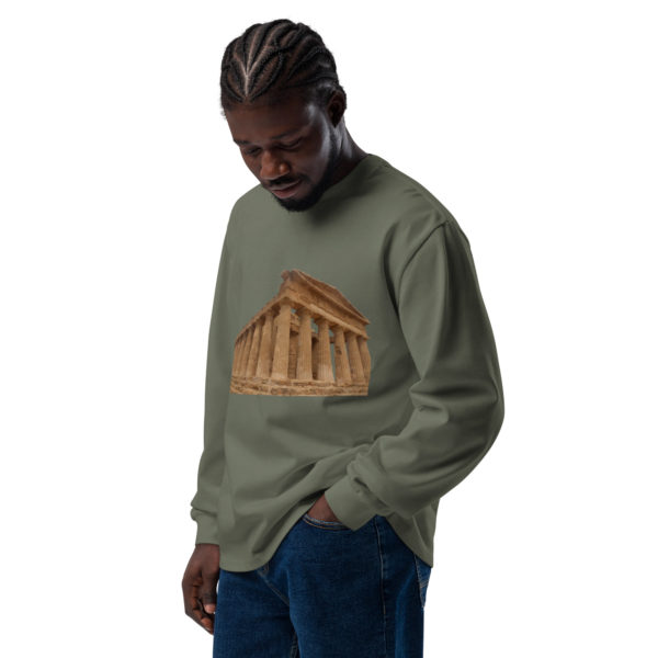 Premium heavyweight long sleeve shirt "Valley of the Temples" - Image 6