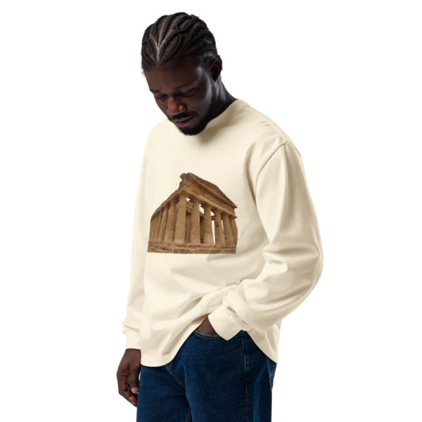 Premium heavyweight long sleeve shirt "Valley of the Temples" - Image 10