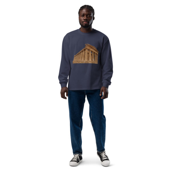 Premium heavyweight long sleeve shirt "Valley of the Temples" - Image 4