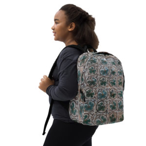 Minimalist Backpack "Azulejos"