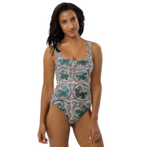 One-Piece Swimsuit "Azulejos"