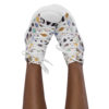 Women’s high top canvas shoes "Attarine"