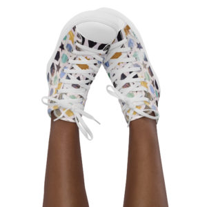 Women’s high top canvas shoes "Attarine"