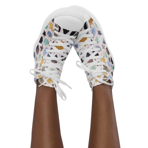 Women’s high top canvas shoes "Attarine"