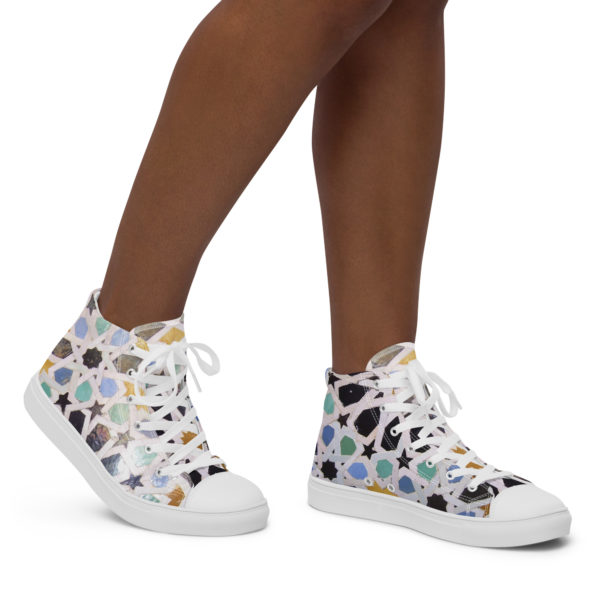 Women’s high top canvas shoes "Attarine" - Image 2