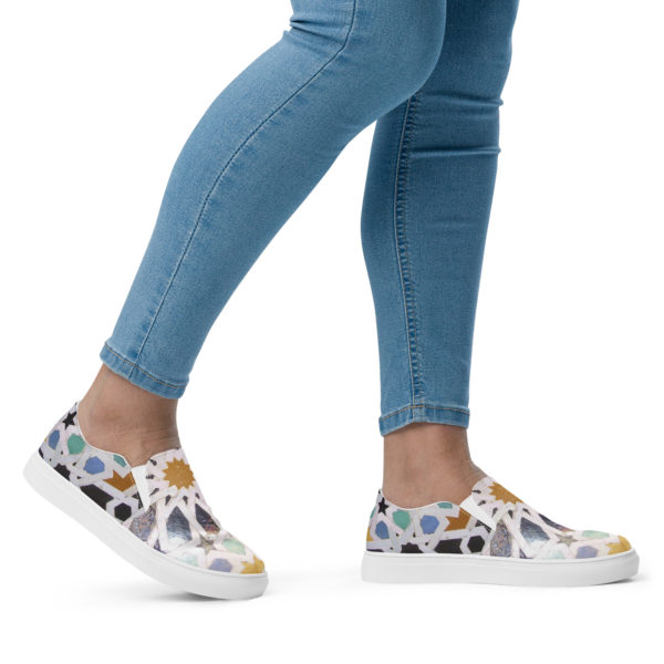 Women’s slip-on canvas shoes "Attarine" - Image 4