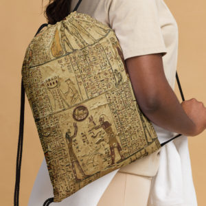 Drawstring bag "Book of caverns"