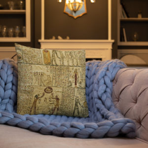Premium Pillow "Book of caverns"