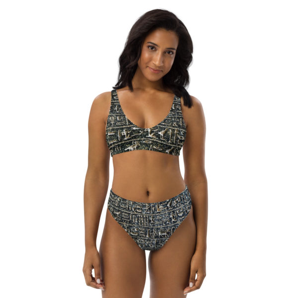 Recycled high-waisted bikini "Luxor" - Image 2