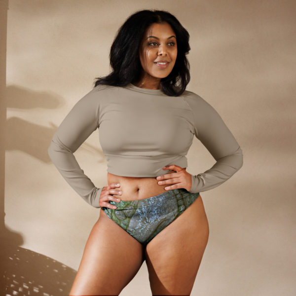 Recycled high-waisted bikini bottom "Palenque" - Image 3