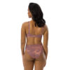 Recycled high-waisted bikini "Valley of fire" - Image 4