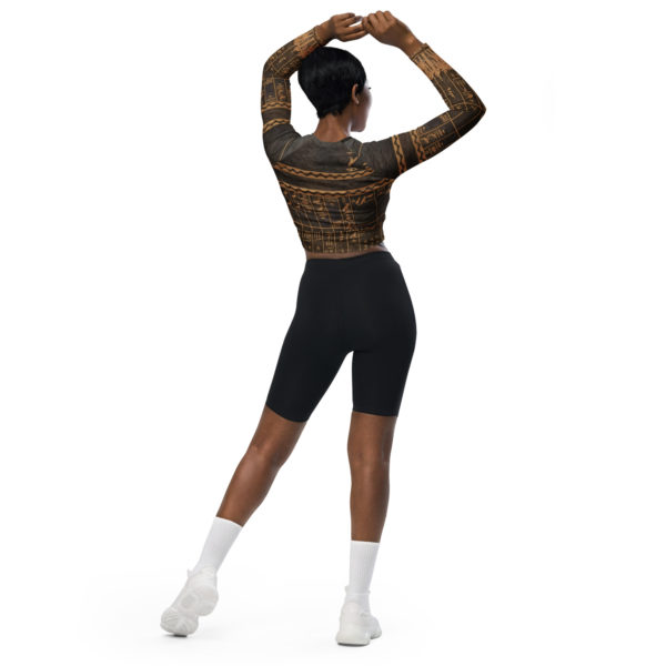 Recycled long-sleeve crop top "Seti" - Image 7