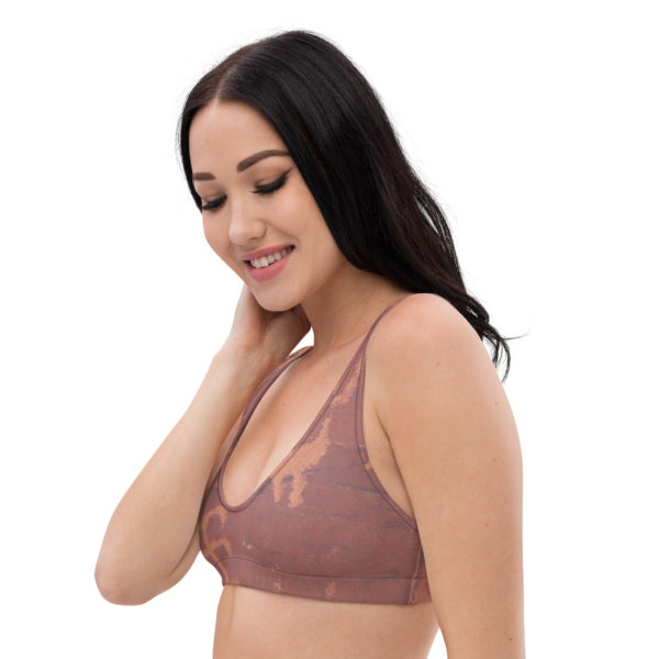 Recycled padded bikini top "Valley of fire" - Image 9