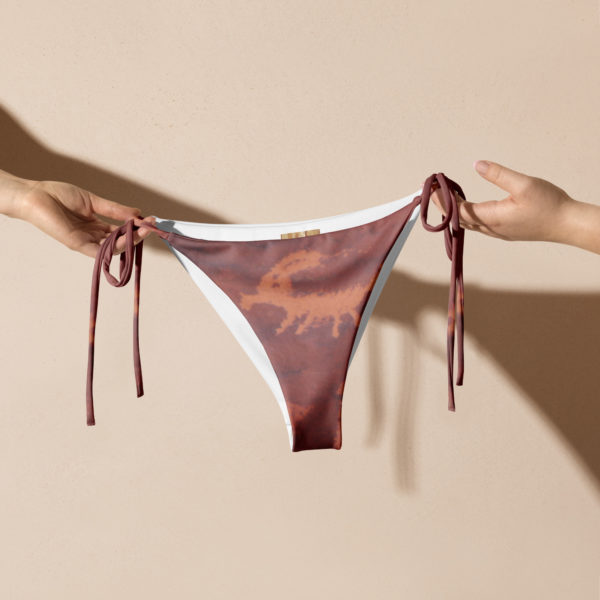 Recycled string bikini bottom
