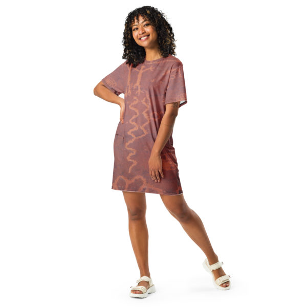 T-shirt dress "Valley of fire" - Image 3