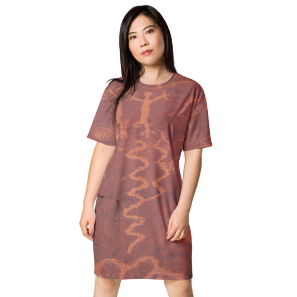 T-shirt dress "Valley of fire" - Image 4