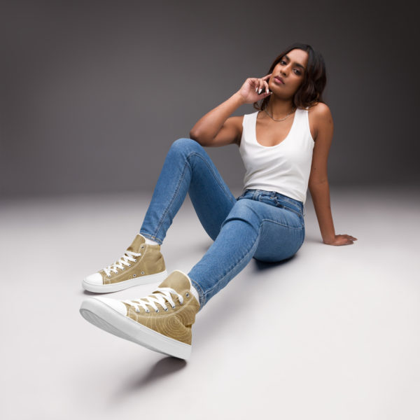 Women’s high top canvas shoes "Nazca" - Image 10