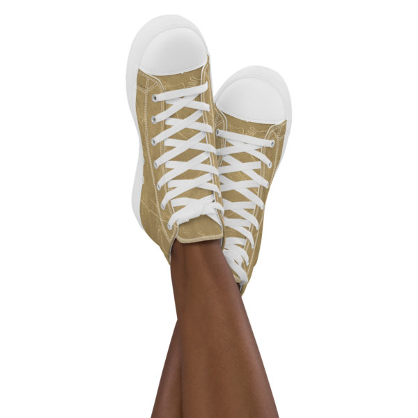 Women’s high top canvas shoes "Nazca" - Image 15