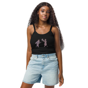 Women’s micro-rib tank top "Villa Romana del Casale"