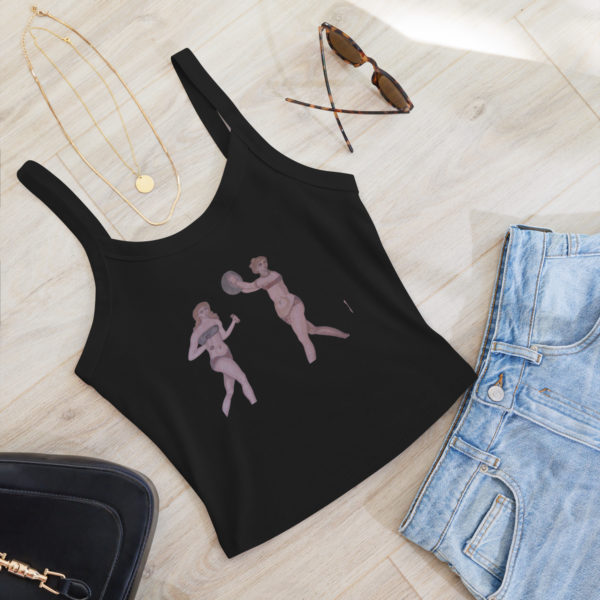 Women’s micro-rib tank top "Villa Romana del Casale" - Image 2