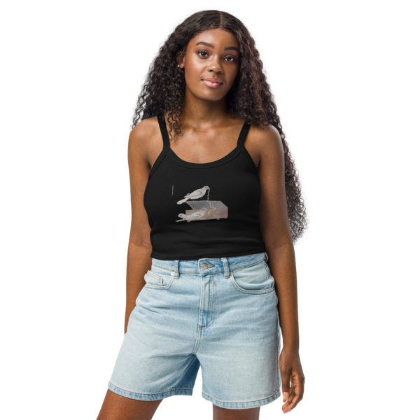 Women’s micro-rib tank top "Pompei"