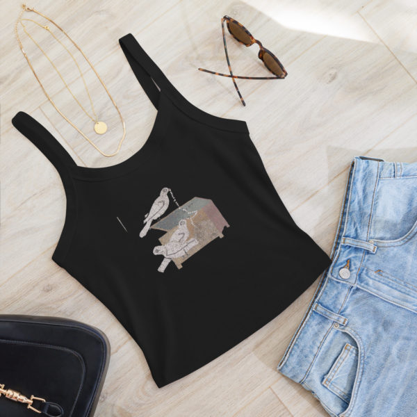 Women’s micro-rib tank top "Pompei" - Image 2