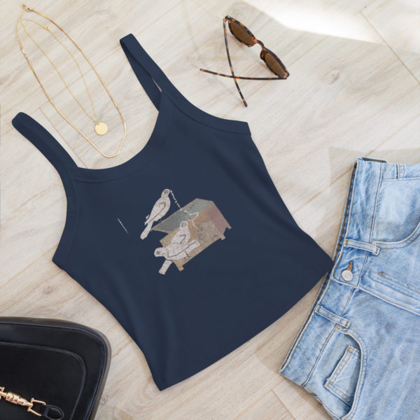 Women’s micro-rib tank top "Pompei" - Image 3