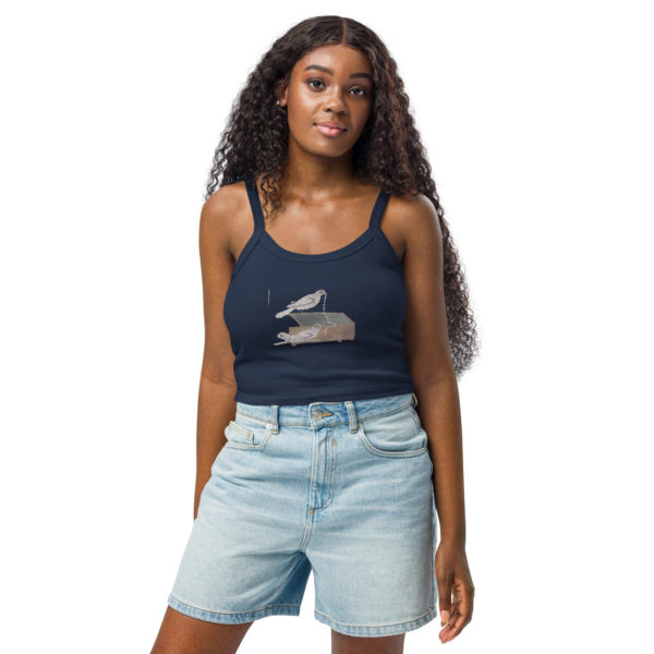 Women’s micro-rib tank top "Pompei" - Image 9