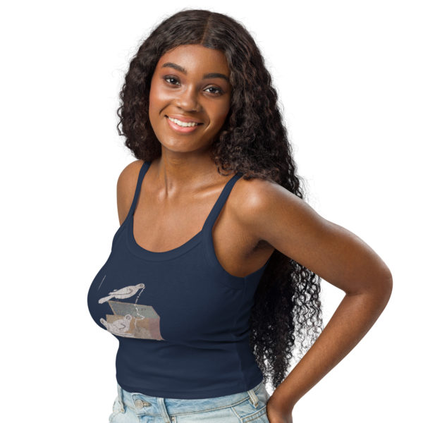 Women’s micro-rib tank top "Pompei" - Image 11