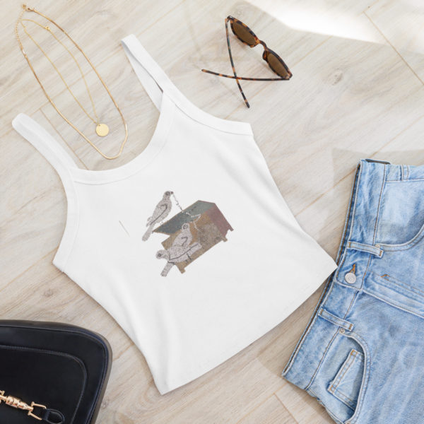 Women’s micro-rib tank top "Pompei" - Image 4