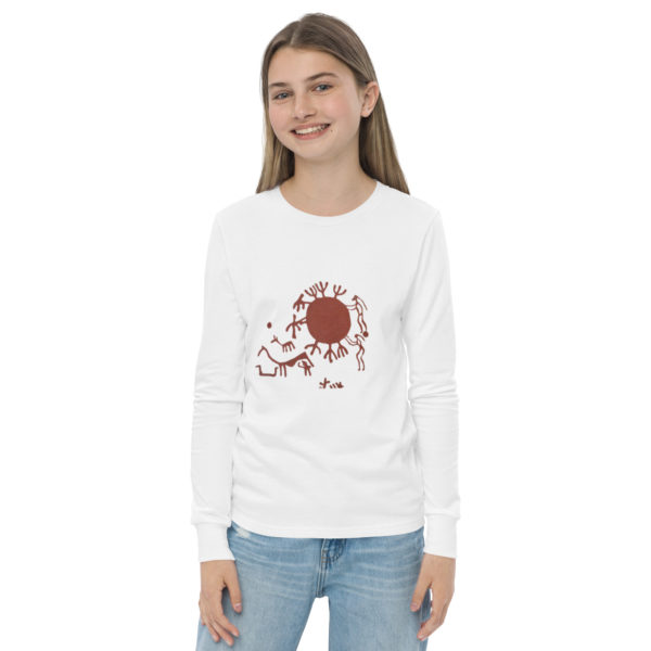 Youth Long sleeve Tee "Brastad" - Image 19
