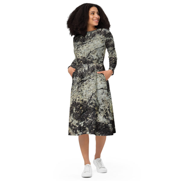Long sleeve midi dress "Bagazarya" - Image 7