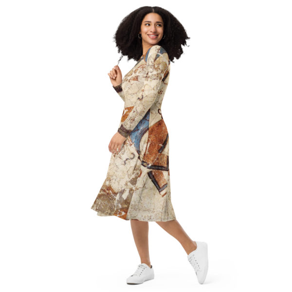 Long sleeve midi DRESS "Akrotiri" - Image 3
