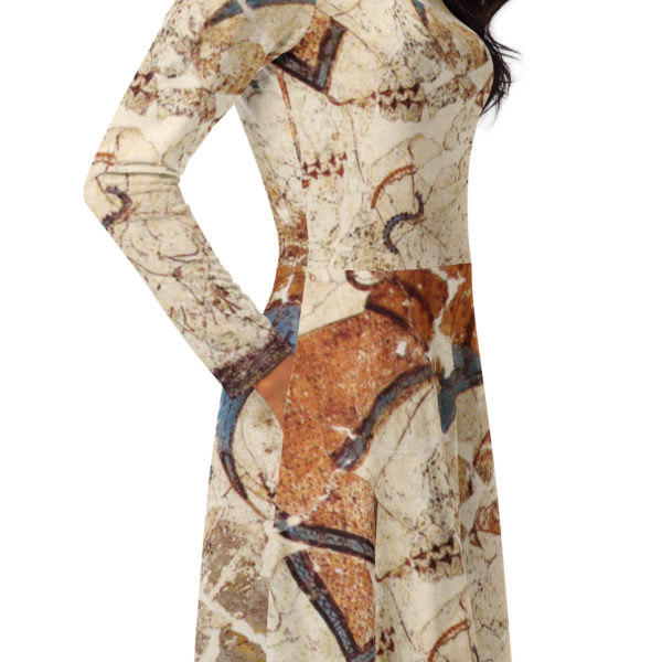 Long sleeve midi DRESS "Akrotiri" - Image 7