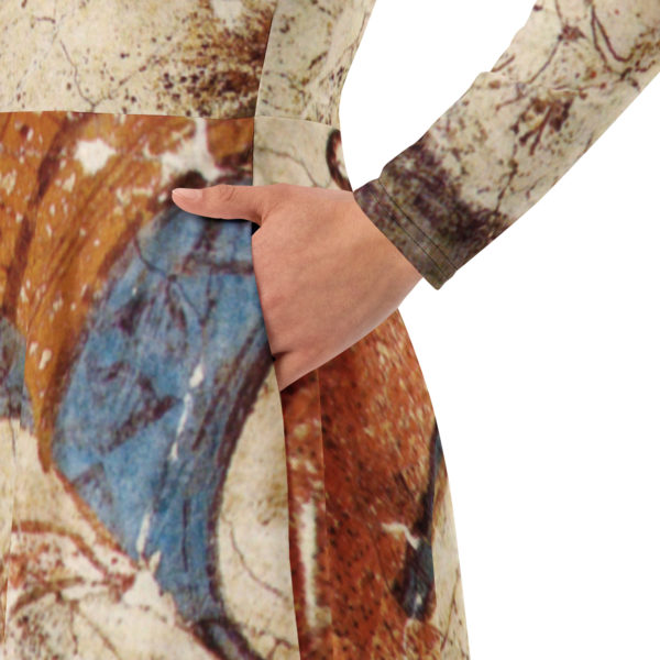 Long sleeve midi DRESS "Akrotiri" - Image 2