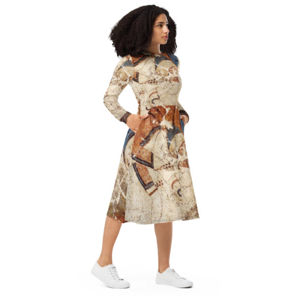 Long sleeve midi DRESS "Akrotiri" - Image 5