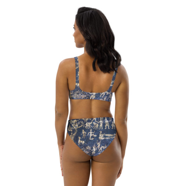 Recycled high-waisted bikini "Xiengthong" - Image 4