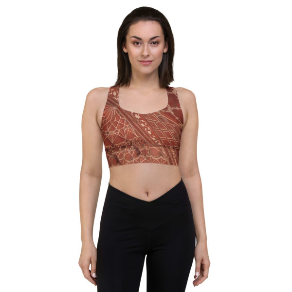 Recycled Longline Sports Bra "Taj"