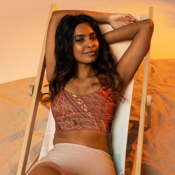 Recycled Longline Sports Bra "Taj" - Image 4