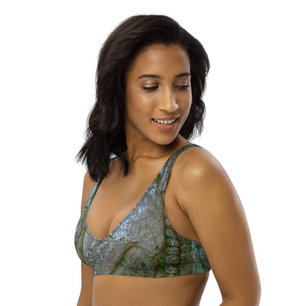 Recycled padded bikini top "Palenque"