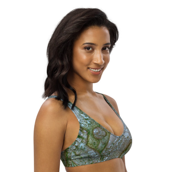 Recycled padded bikini top "Palenque" - Image 3