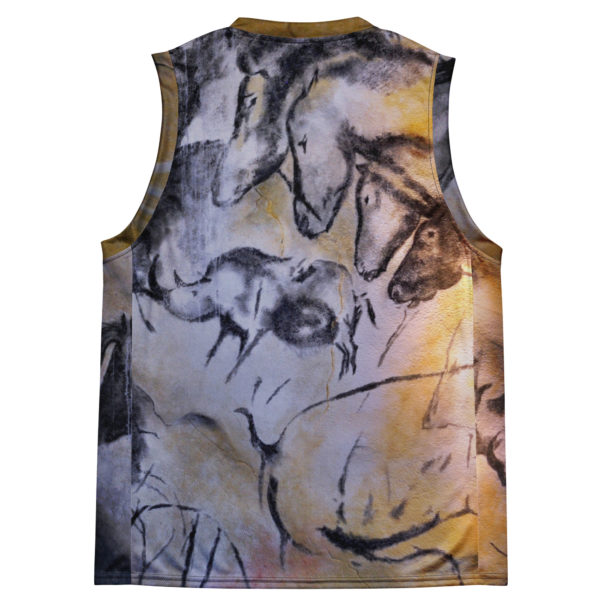 Recycled unisex basketball jersey "Chauvet" - Image 5