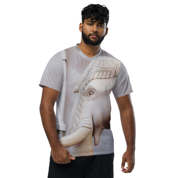 Recycled unisex sports jersey "Bhadravedi" - Image 9