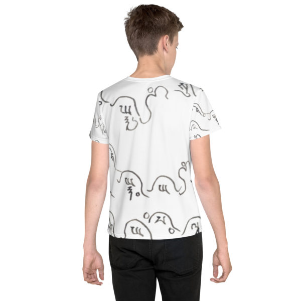 Youth crew neck t-shirt "Mongolia" - Image 3