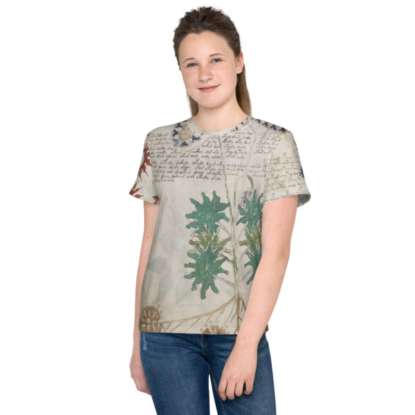 Youth crew neck t-shirt "Voynich" - Image 5