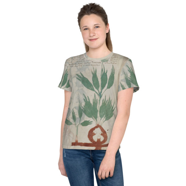 Youth crew neck t-shirt "Voynich" - Image 7