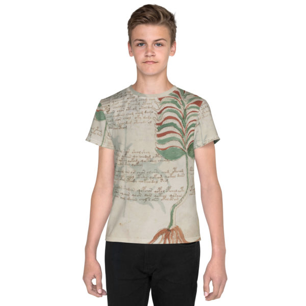 Youth crew neck t-shirt "Voynich" - Image 7