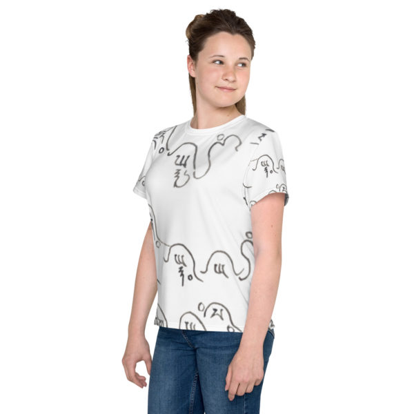 Youth crew neck t-shirt "Mongolia" - Image 10